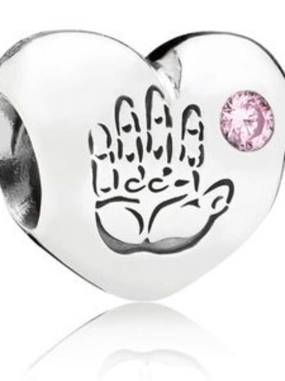 Pandora Baby Girl Heart Pink Charm